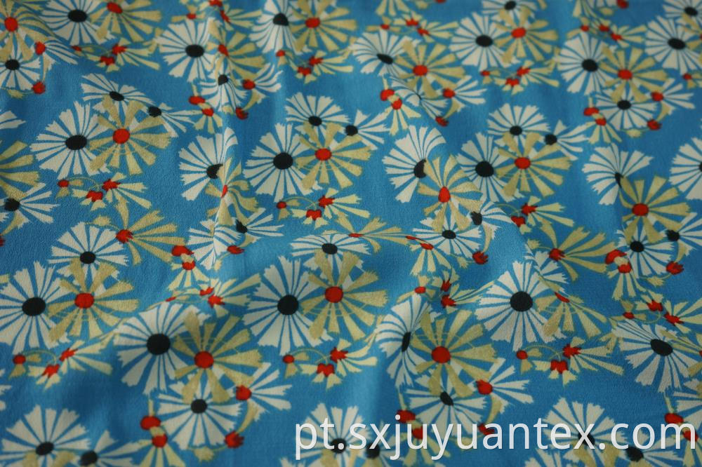Fashion Chrysanthemum Print Fabric